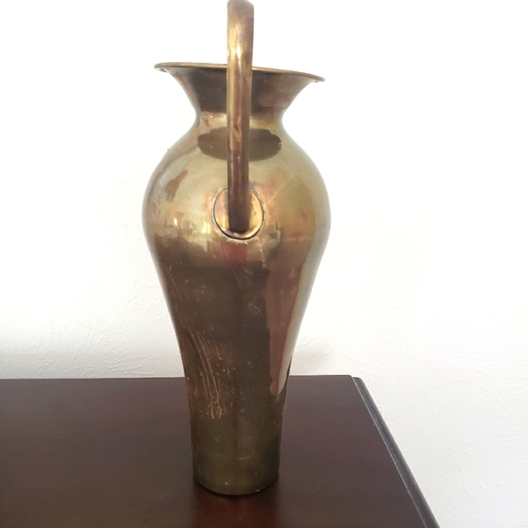 Art Deco bronze scroll handles vase - Picture 2 of 3